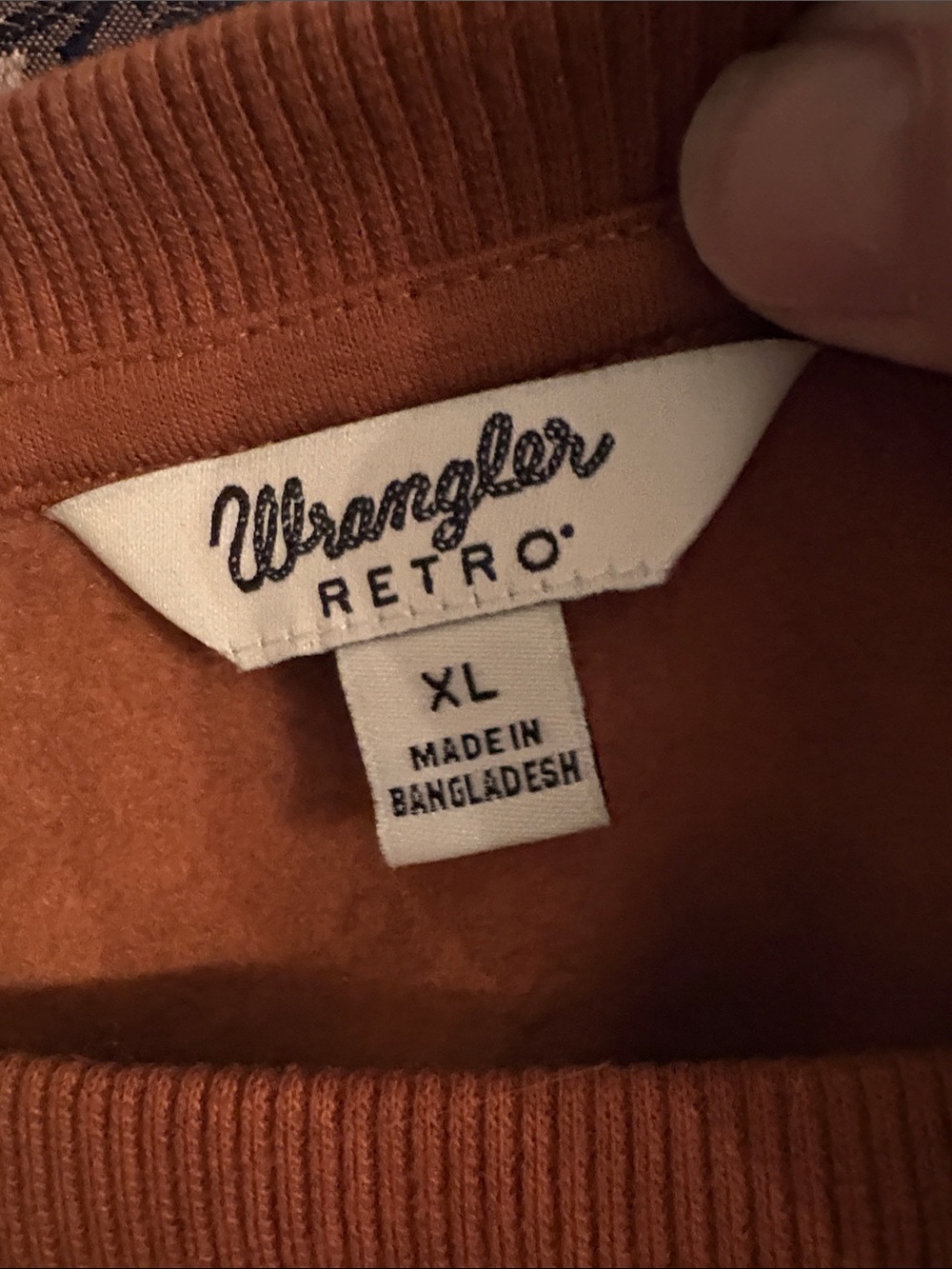Wrangler “Long Live Cowboys”Sweatshirt with White Lettering - Picture 2 of 5